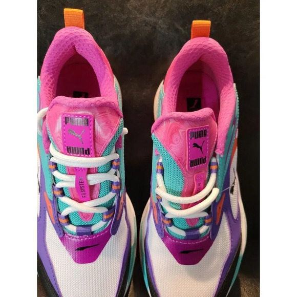 Women Puma Rs Fast Hypnotize Sneaker-  Size 6 - Vibrant Colors -  Brand New - Picture 13 of 16